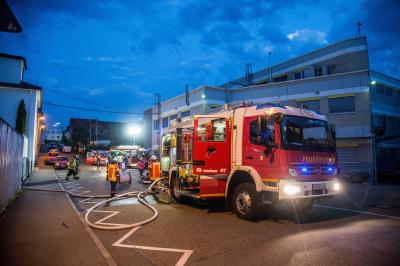 Winnenden: Dynamo brannte bei Firma Kaercher